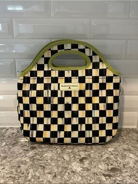 Mackenzie-Childs Courtly Check Print Neoprene Lunch Tote